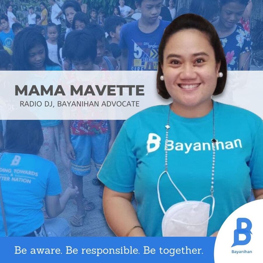Bayanihan volunteers and the community they serve